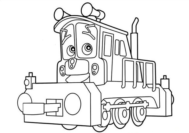 Disegno di Chuggington Dunbar da colorare