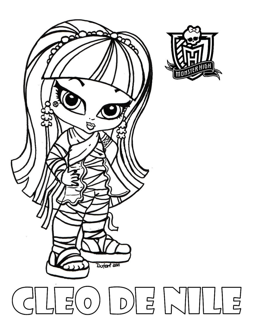 Cleo De Nile Baby coloring page
