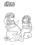 Coloriage Club Penguin sirene