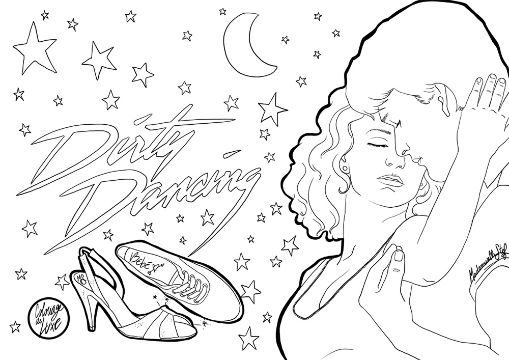 Dirty Dancing coloring page