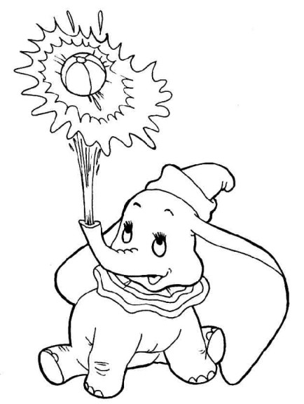 Disney Dumbo coloring page