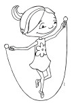 Girl coloring page