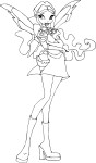 Flora Charmix Winx coloring page