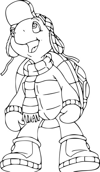 Franklin coloring page