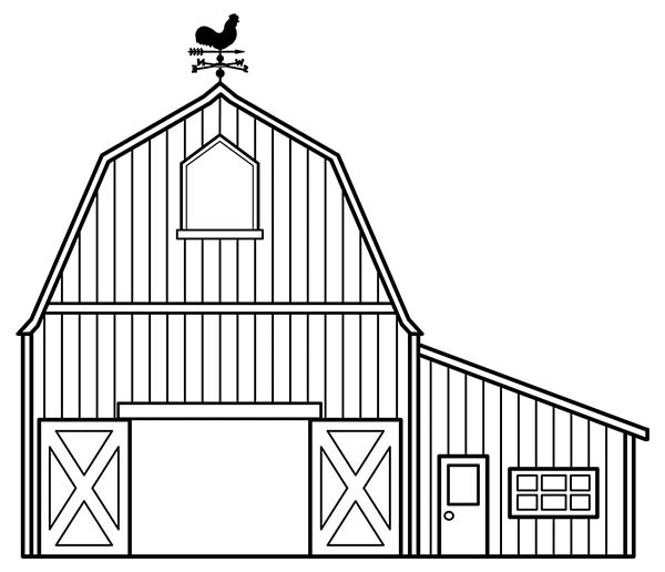 Barn Of A Farm coloring page