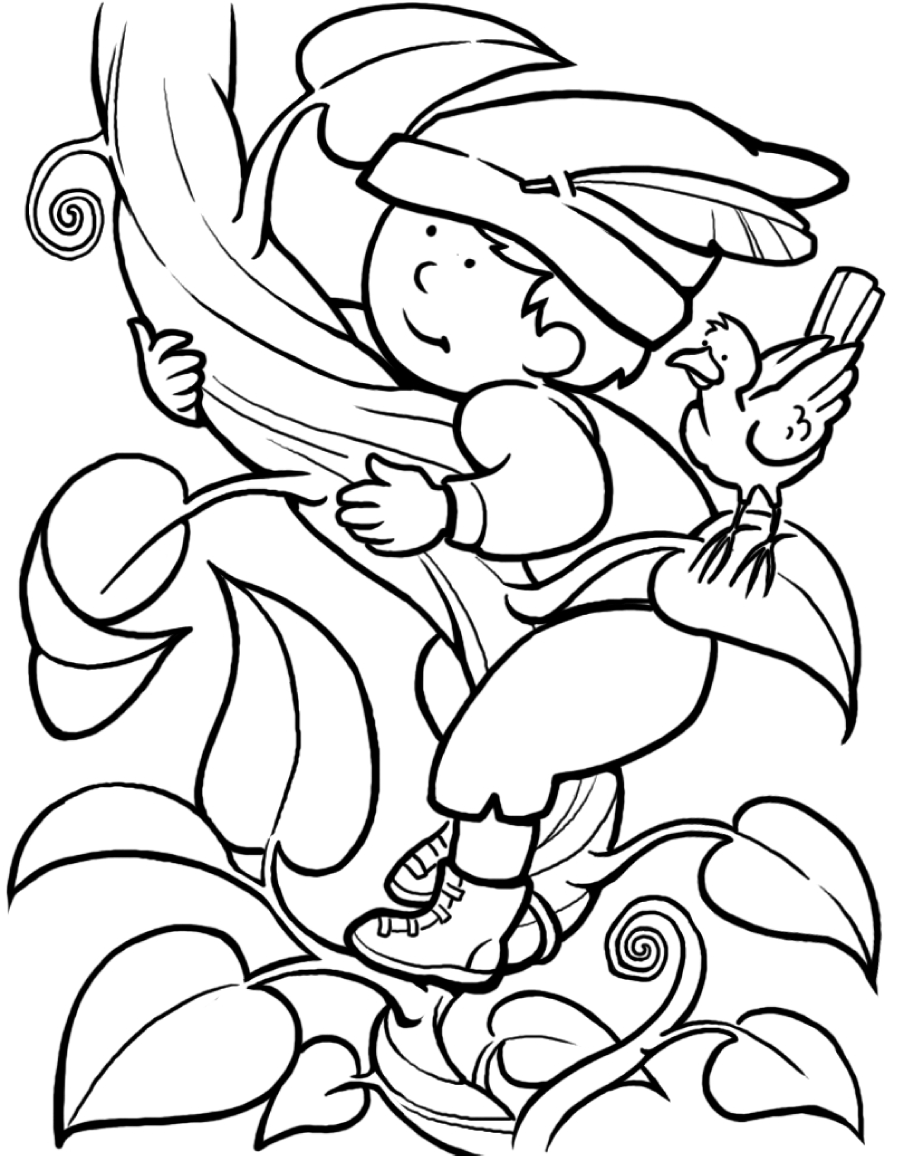 Jack And The Beanstalk coloring page