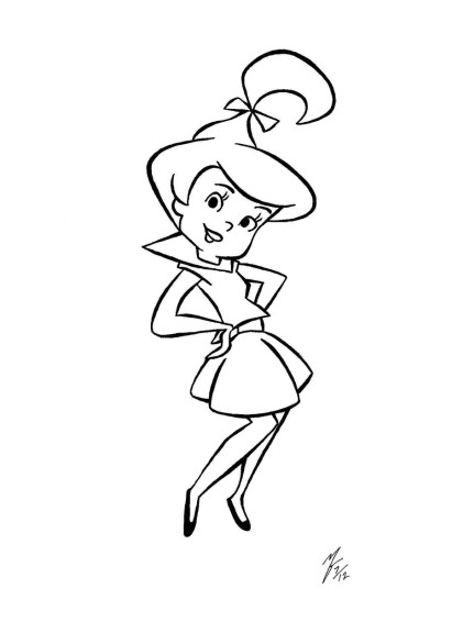 Disegno di Jane Jetson da colorare