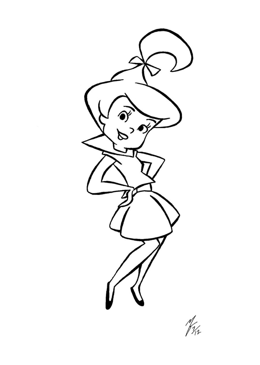 Disegno di Jane Jetson da colorare