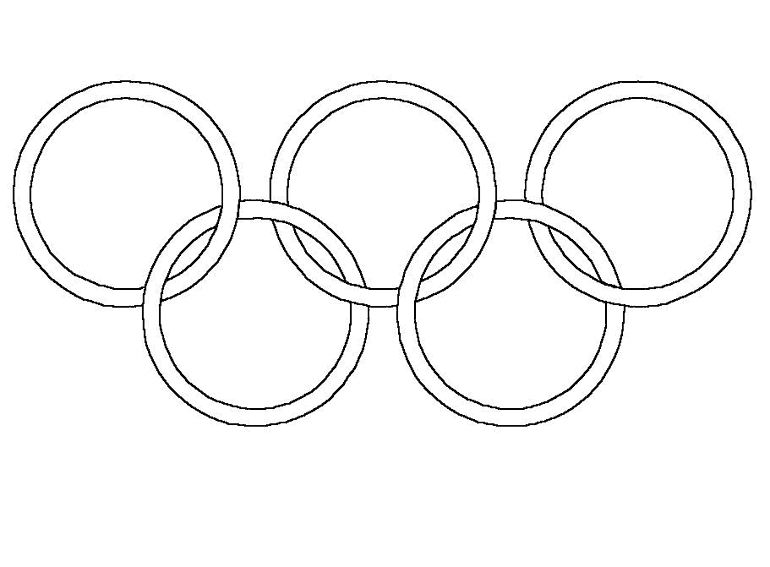 Winter Olympic Games coloring page