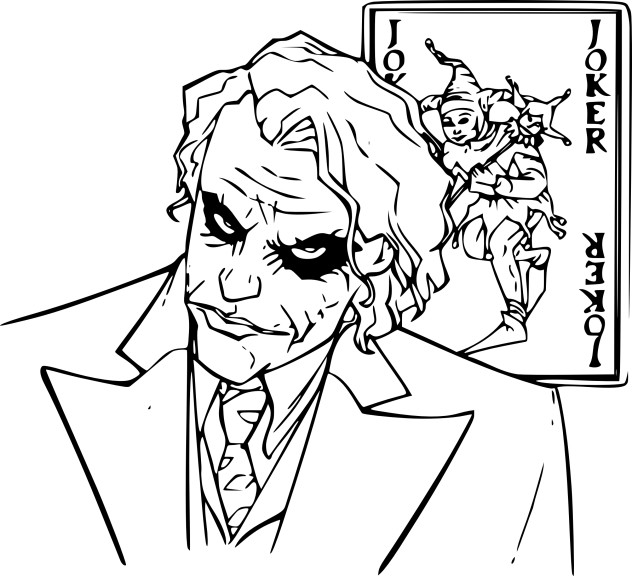 Coloriage le Joker