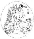 The Prince And Snow White coloring page