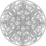 Free Mandala drawing and coloring page