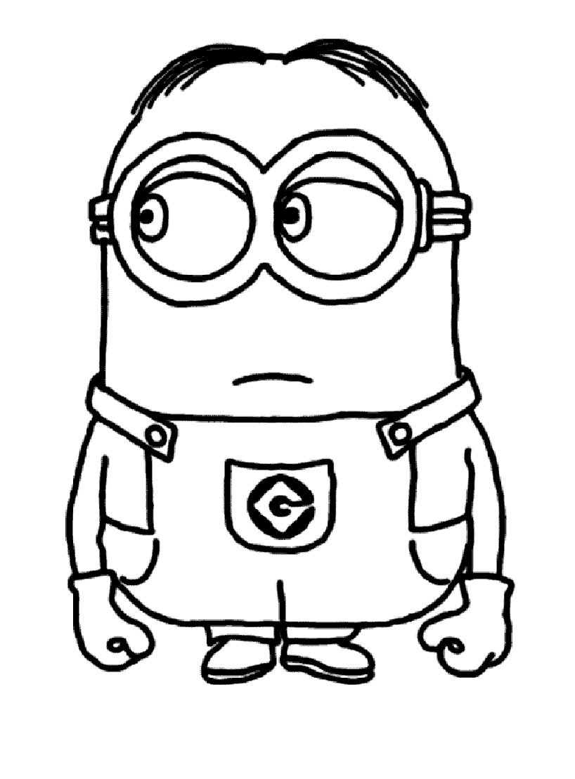 Coloriage Minion Rush