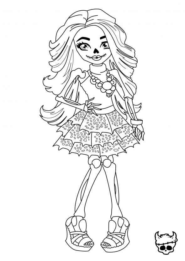 Coloriage Monster High fille