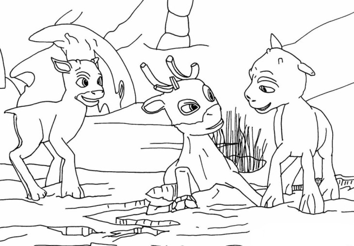 Niko And His Friends coloring page