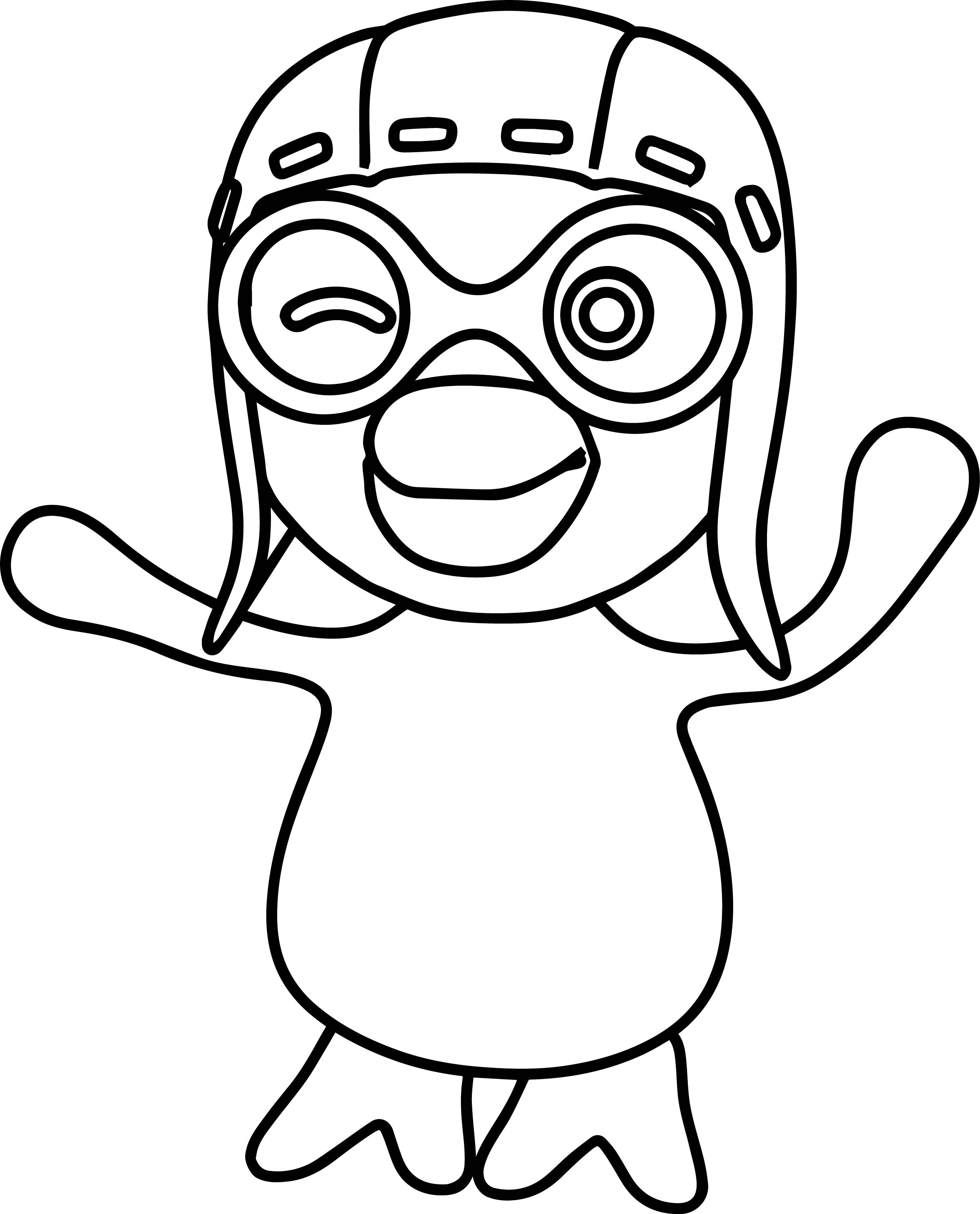 Pororo The Little Penguin coloring page