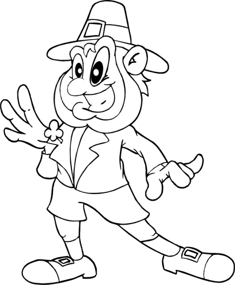 St Patricks Day coloring page