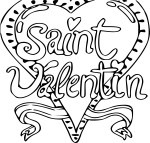 Valentines Day coloring page