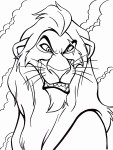 Coloriage Scar Roi Lion