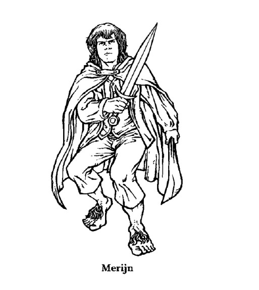 Lord Of The Rings Free coloring page