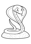 Snake coloring page