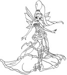 Stella Harmonix Winx coloring page