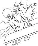 Coloriage super heros femme