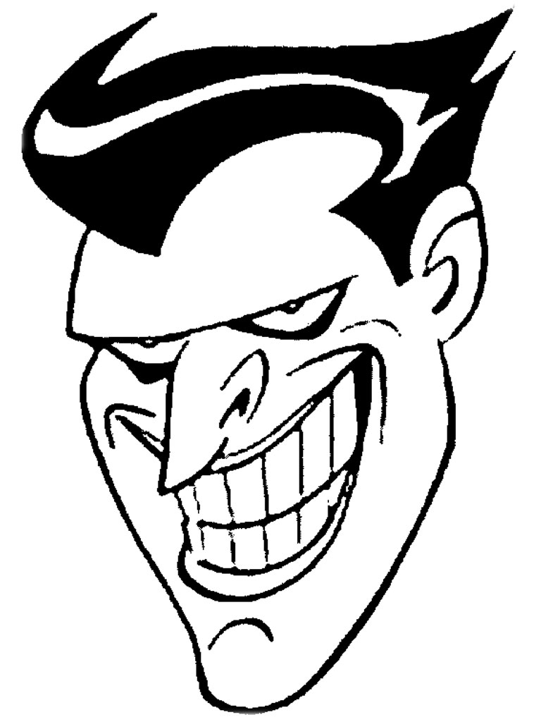 Joker Batman coloring page