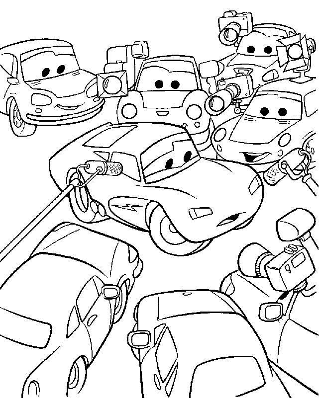 Coloriage voitures Cars