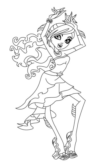 Loose Monster High coloring page