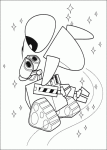Wall E And Eve coloring page