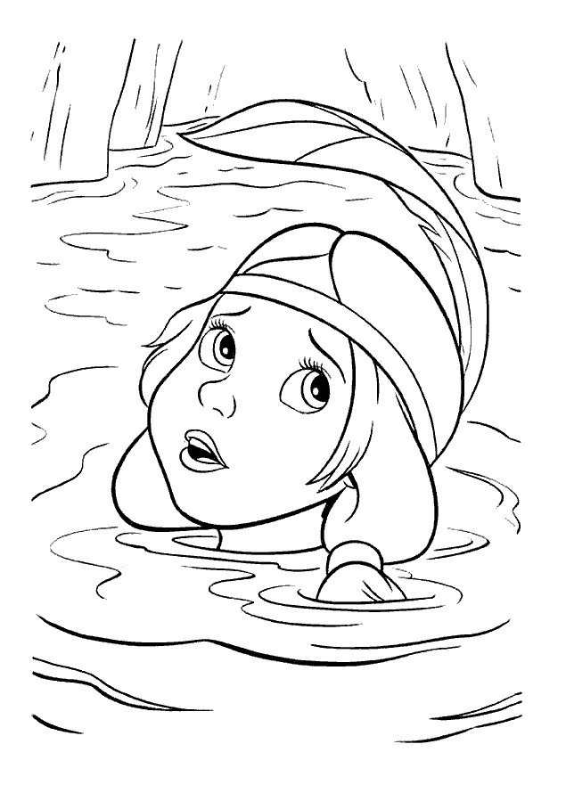 Wendy From Peter Pan coloring page