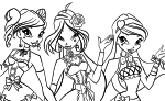 Free Winx Club coloring page 2