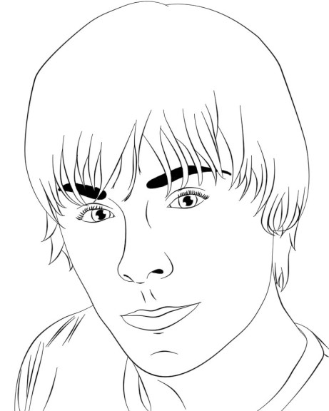 Coloriage Zac Efron