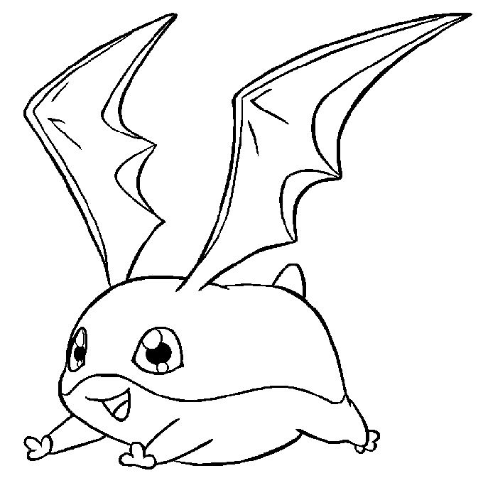 Drawing Coloring Digimon coloring page
