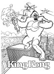 Disegno di Disegno di King Kong e da colorare