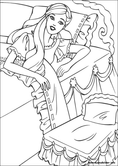 Barbie Princess Drawing To Color And coloring page