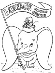 Free Dumbo coloring page