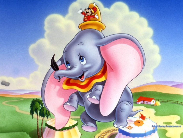 Disegno di Disney Dumbo da colorare