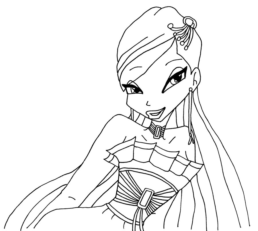 Fée Winx coloriage