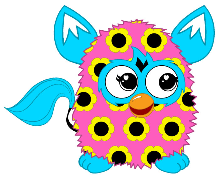Disegno di Furby gratis da colorare 2