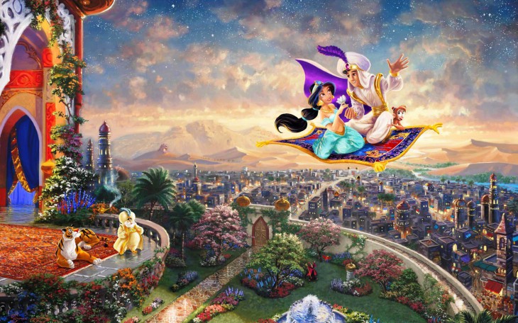 Jasmine Aladdin tapis volant