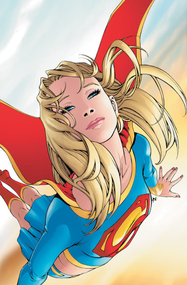 Disegno di Giovane Supergirl da colorare