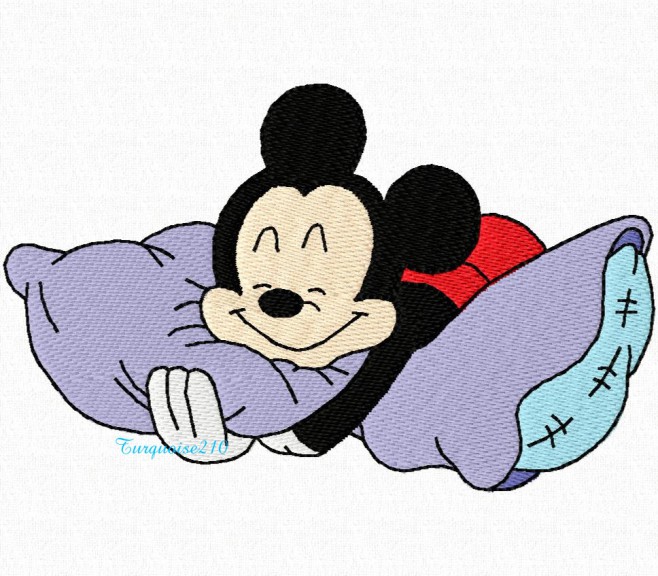 Mickey Is Sleepy