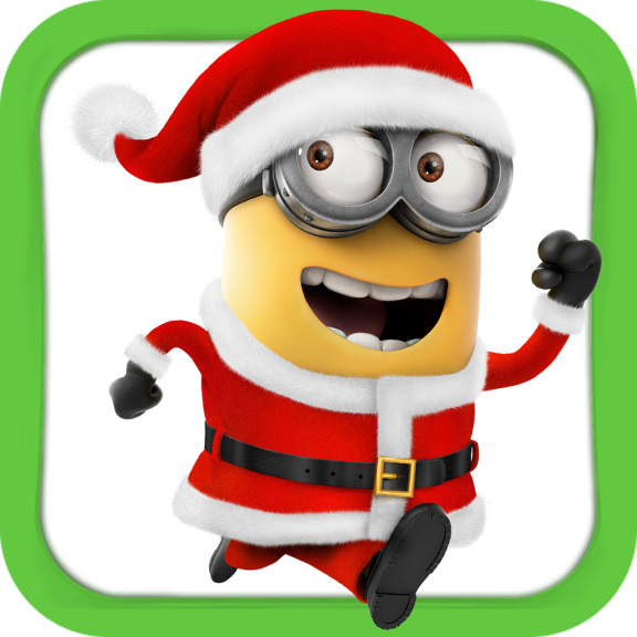 Minion Christmas drawing and