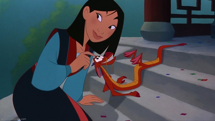 Pagina Da Colorare Di Hua Mulan E Mushu