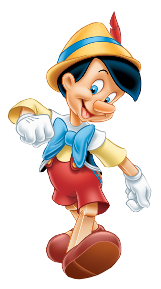 Pinocchio drawing and