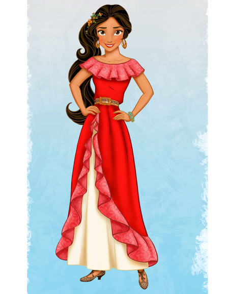 Disney Princess drawing and