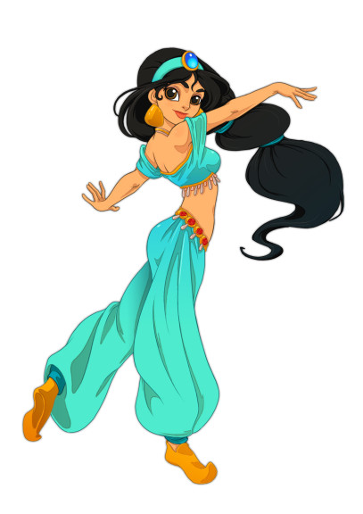 Disegno di Disegno della principessa Jasmine da colorare