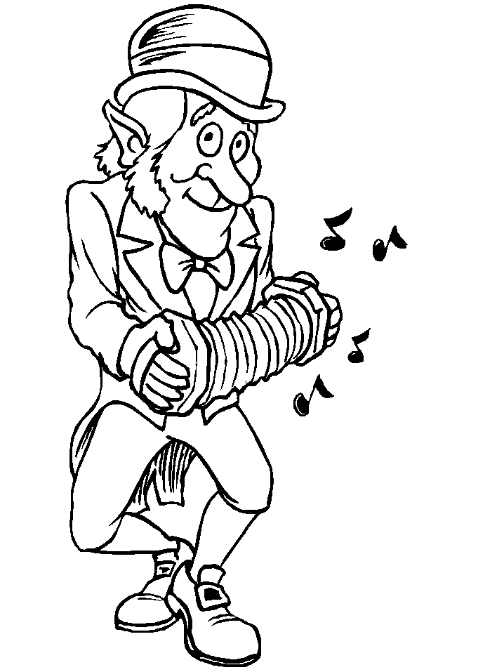 Saint-Patrick coloriage